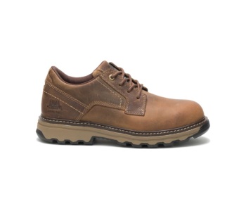 Caterpillar Work Shoes South Africa Tyndall Steel Toe Dark Beige - Cat Shoes For Men - YT9162358